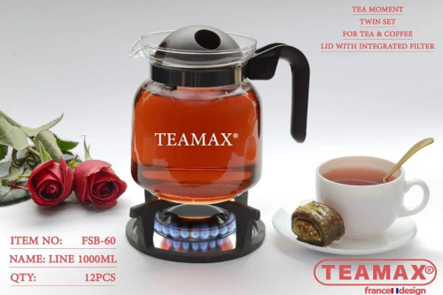 قوری پیرکس لاین 1000 سی سی برند تی مکس (Teamax)